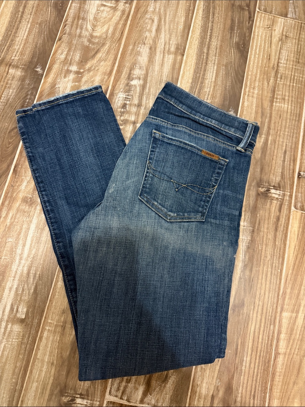 Polo by Ralph Lauren Women's Two-Tone Blue Skinny Jeans